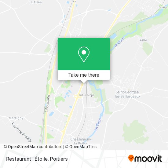 Restaurant l'Étoile map