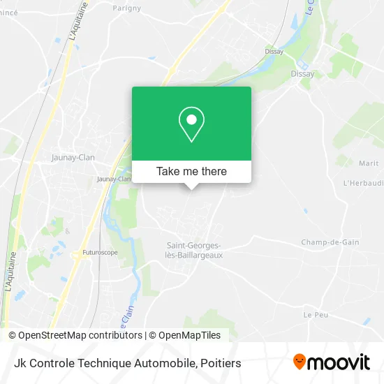 Jk Controle Technique Automobile map