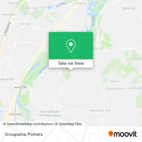 Groupama map