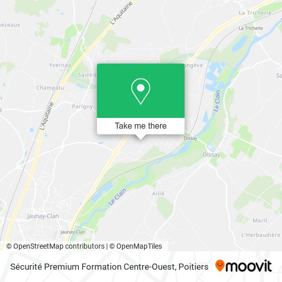 Sécurité Premium Formation Centre-Ouest map