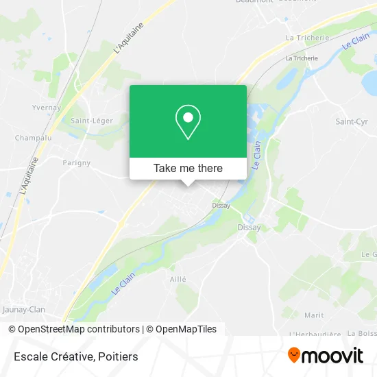 Escale Créative map