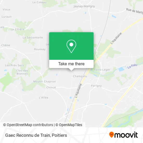 Gaec Reconnu de Train map