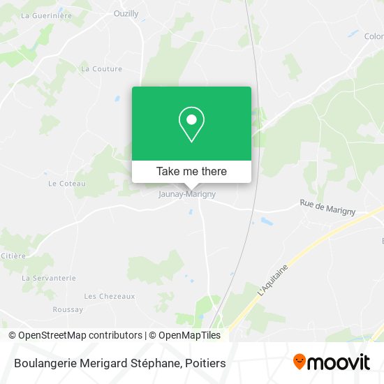 Boulangerie Merigard Stéphane map