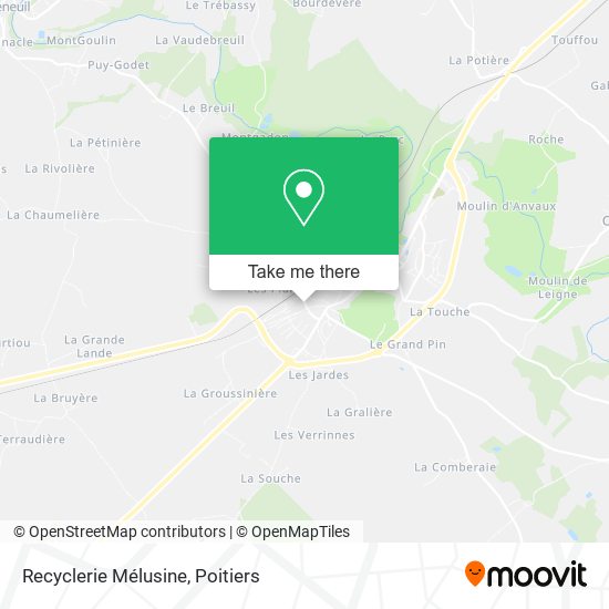 Recyclerie Mélusine map