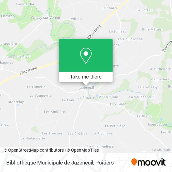 Bibliothèque Municipale de Jazeneuil map