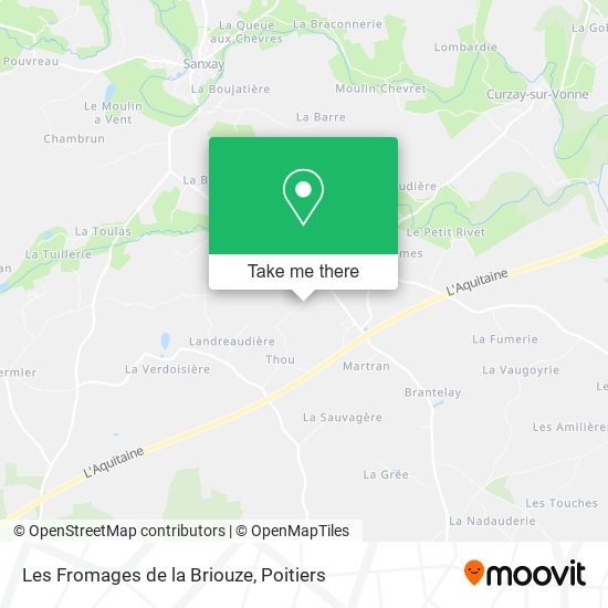 Les Fromages de la Briouze map