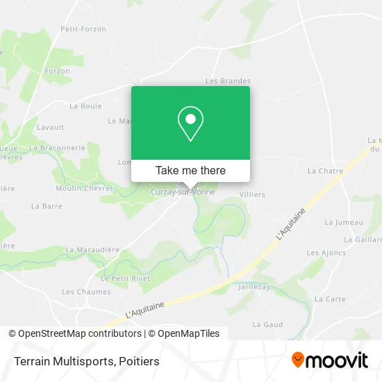 Terrain Multisports map