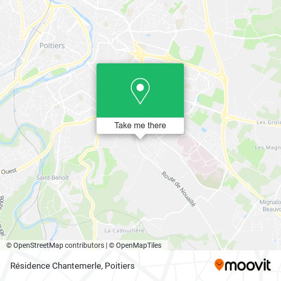Résidence Chantemerle map