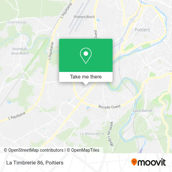La Timbrerie 86 map