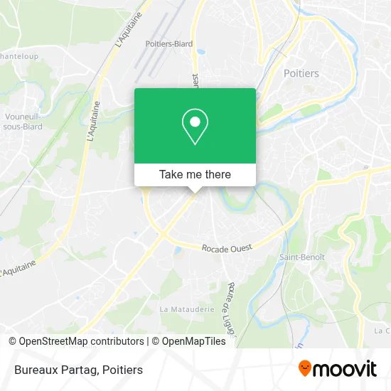 Bureaux Partag map