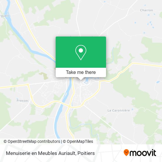 Menuiserie en Meubles Auriault map
