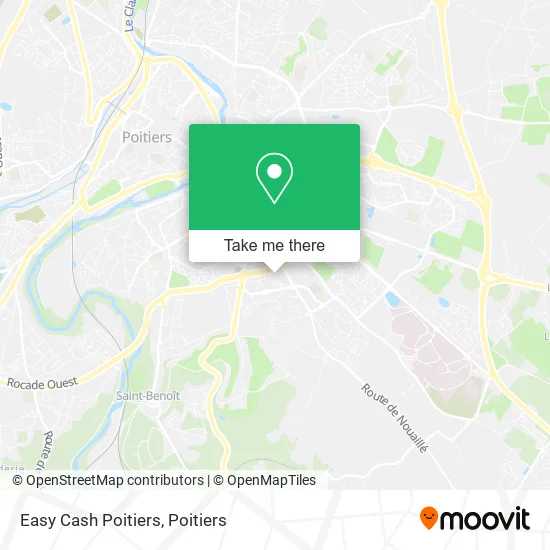 Easy Cash Poitiers map