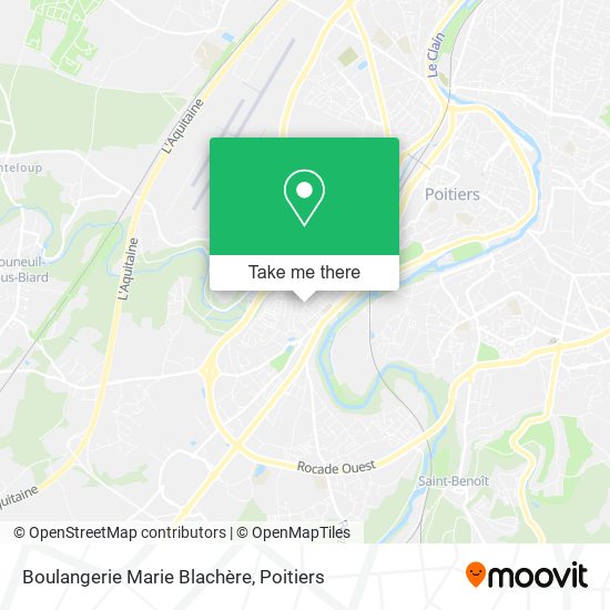 Boulangerie Marie Blachère map