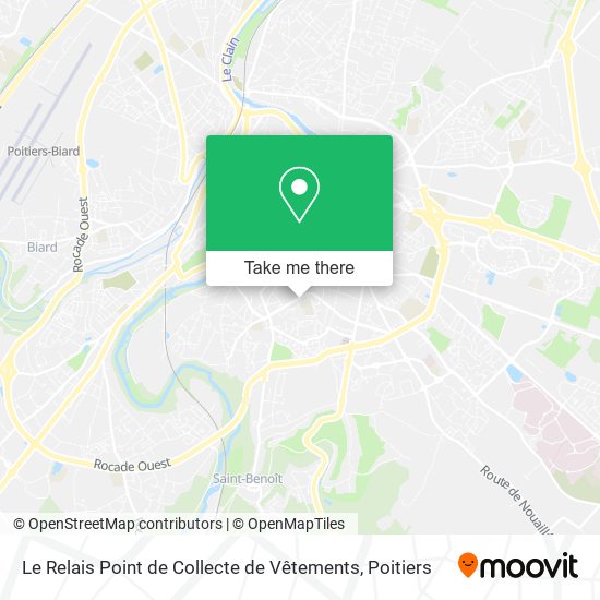 Le Relais Point de Collecte de Vêtements map