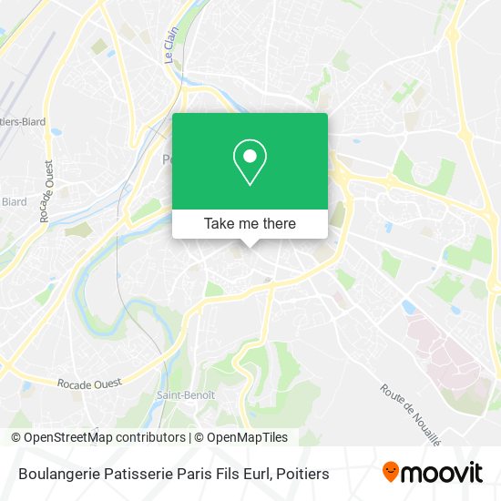 Boulangerie Patisserie Paris Fils Eurl map