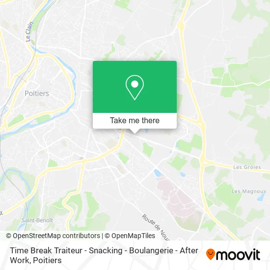 Time Break Traiteur - Snacking - Boulangerie - After Work map