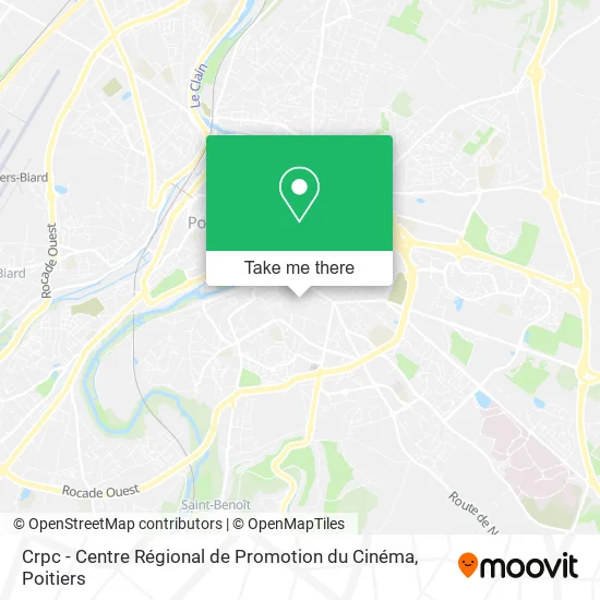 Crpc - Centre Régional de Promotion du Cinéma map