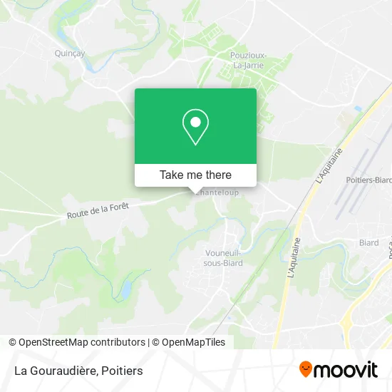 La Gouraudière map