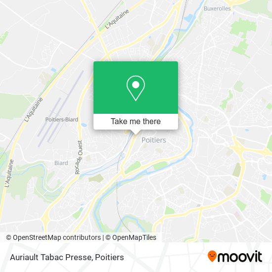 Auriault Tabac Presse map