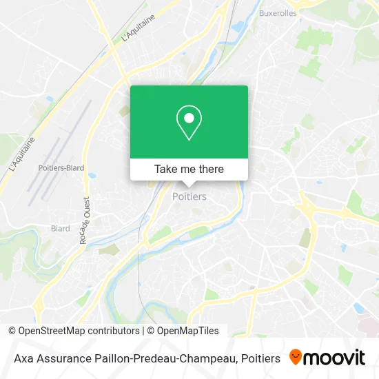 Axa Assurance Paillon-Predeau-Champeau map