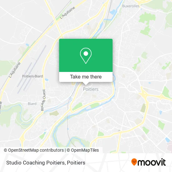 Studio Coaching Poitiers map