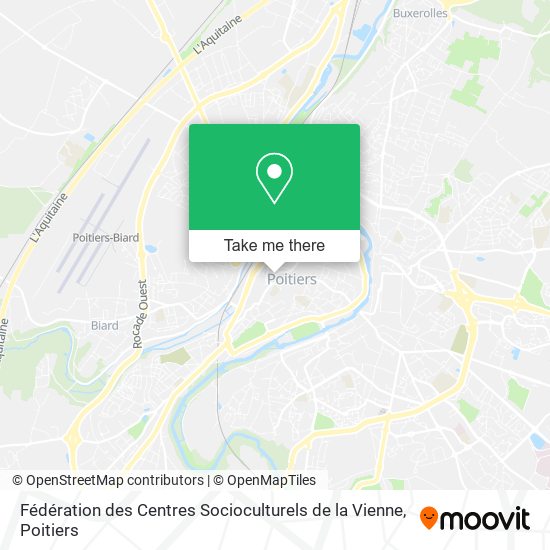 Fédération des Centres Socioculturels de la Vienne map