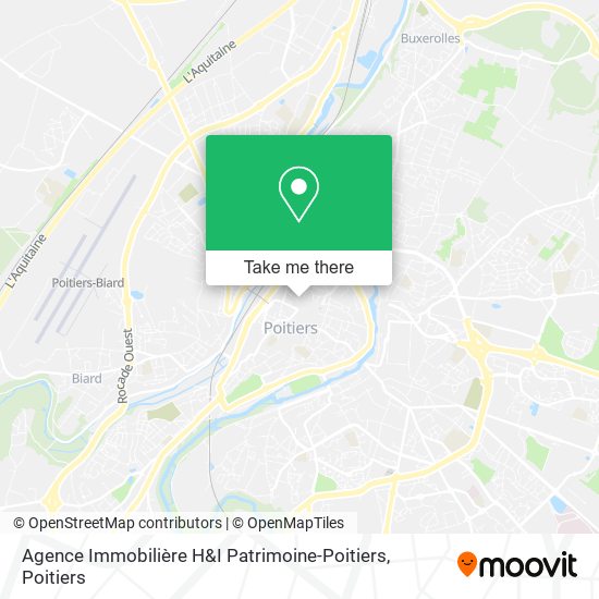 Agence Immobilière H&I Patrimoine-Poitiers map