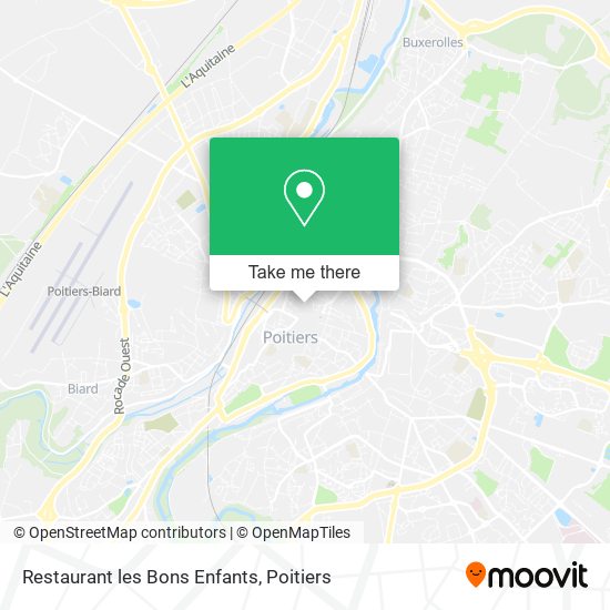 Restaurant les Bons Enfants map