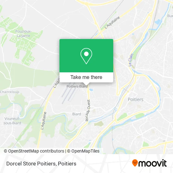 Dorcel Store Poitiers map
