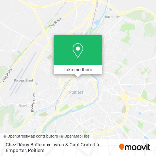 Chez Rémy Boîte aux Livres & Café Gratuit à Emporter map