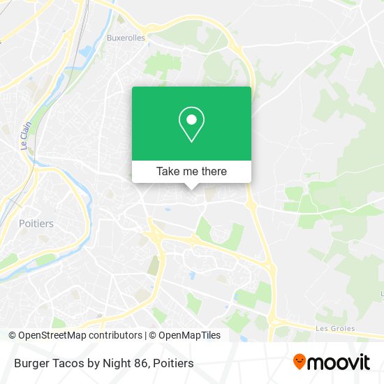 Burger Tacos by Night 86 map