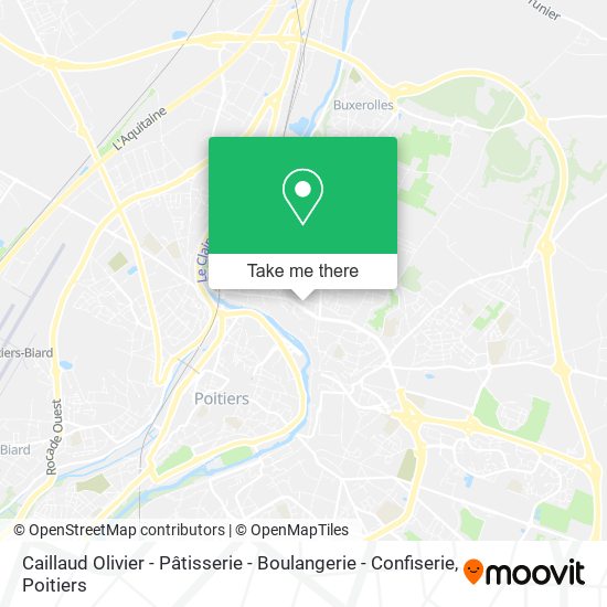 Caillaud Olivier - Pâtisserie - Boulangerie - Confiserie map