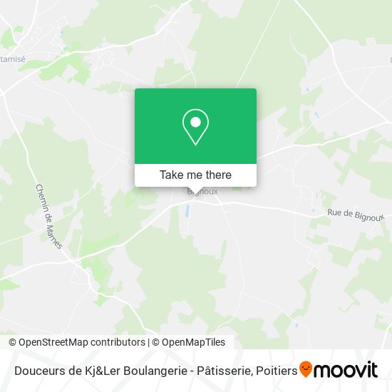 Douceurs de Kj&Ler Boulangerie - Pâtisserie map