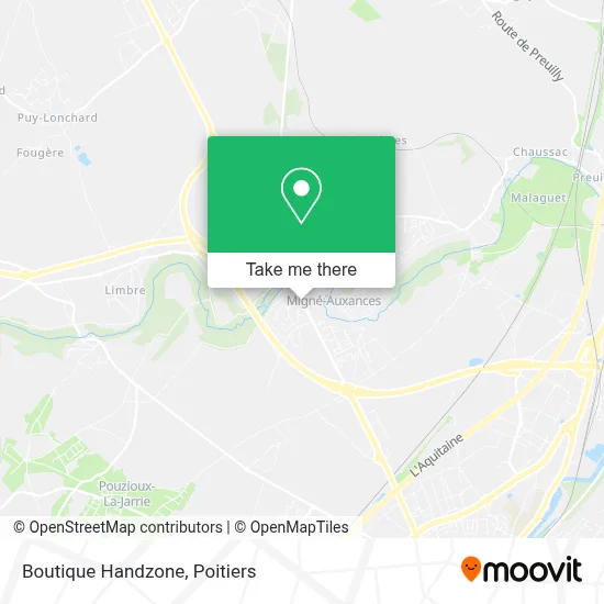 Boutique Handzone map