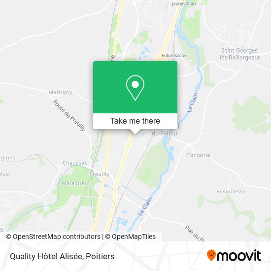 Quality Hôtel Alisée map