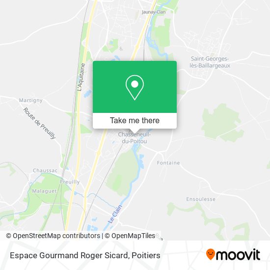 Espace Gourmand Roger Sicard map