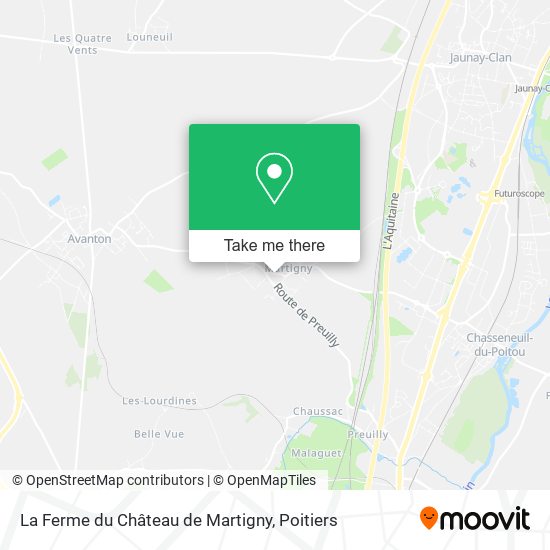 La Ferme du Château de Martigny map