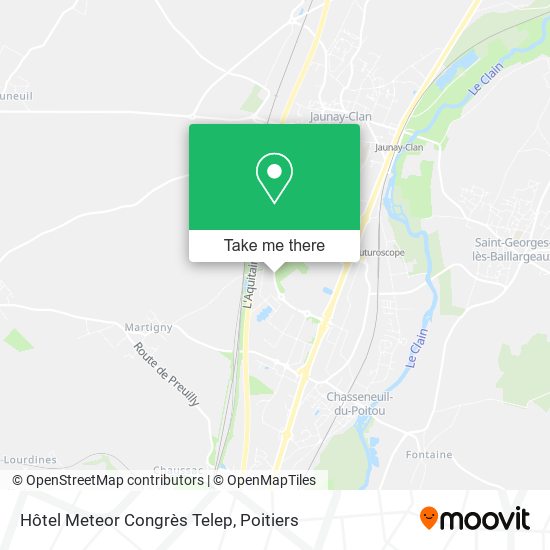 Hôtel Meteor Congrès Telep map