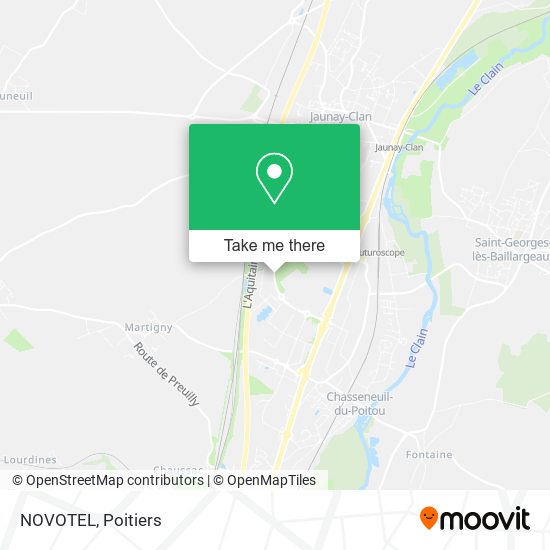 NOVOTEL map