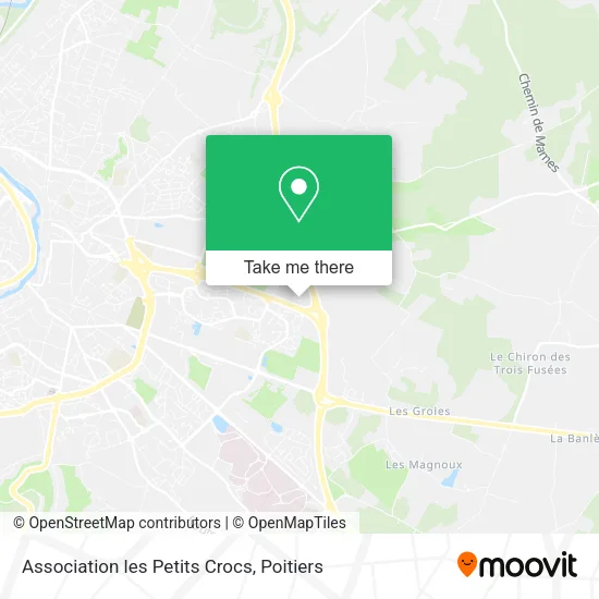 Association les Petits Crocs map
