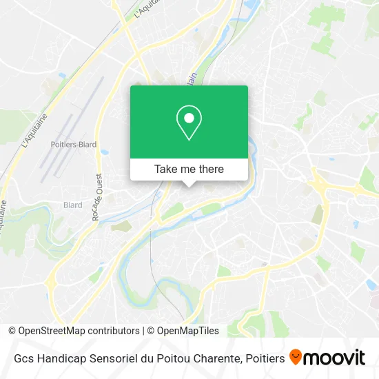 Gcs Handicap Sensoriel du Poitou Charente map
