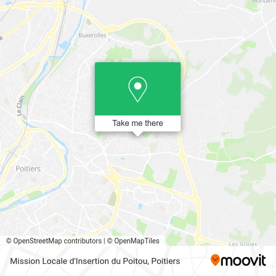 Mission Locale d'Insertion du Poitou map