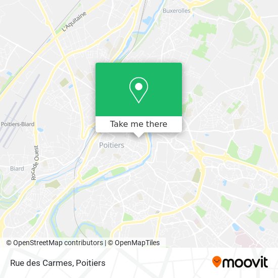 Rue des Carmes map