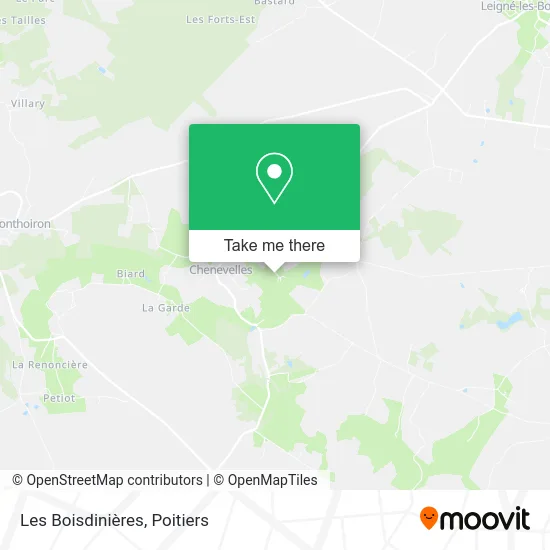 Les Boisdinières map
