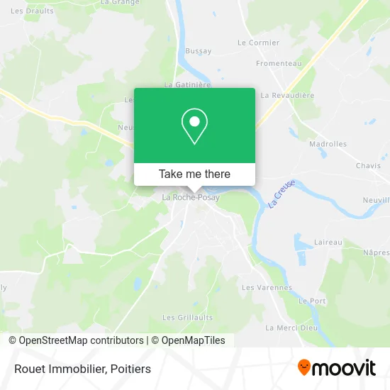 Rouet Immobilier map