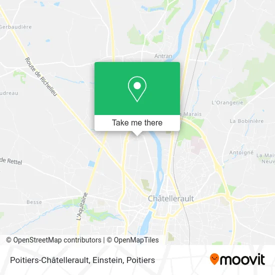 Poitiers-Châtellerault, Einstein map