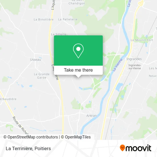 La Terrinière map