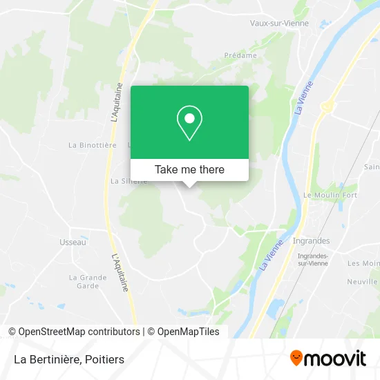 La Bertinière map