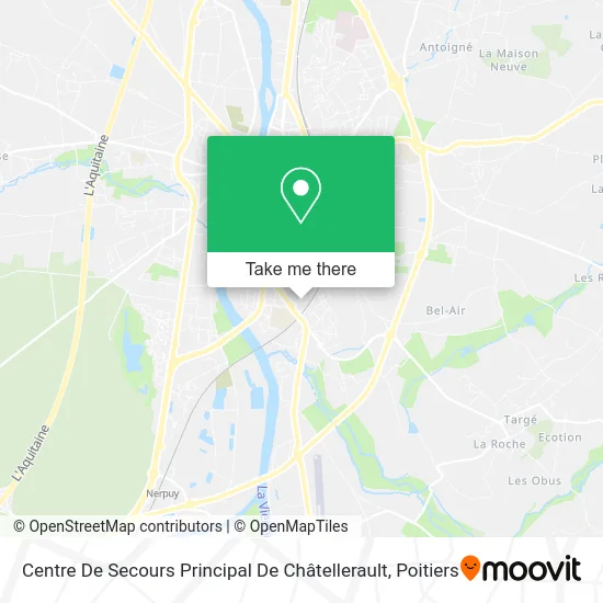 Centre De Secours Principal De Châtellerault map