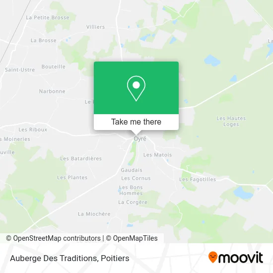 Auberge Des Traditions map